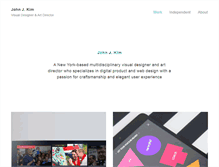 Tablet Screenshot of johnjungkim.com